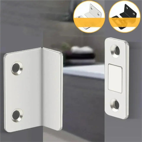 Ultra Thin Magnetic Cabinet Catches 10 Pack Invisible Adhesive Drawer Magnets For Kitchen And Closet Doors Easy Install