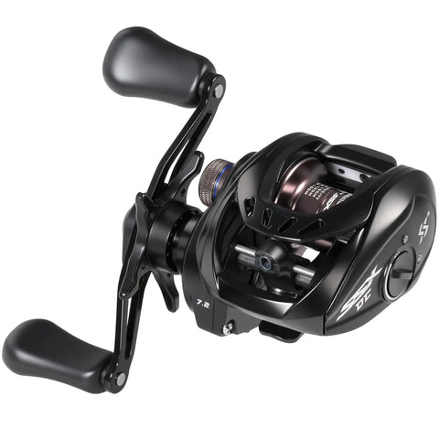 Digital Anti Backlash Baitcasting Reel No Fuss Casting With Smart Braking System Seven Point Two To One Gear Ratio