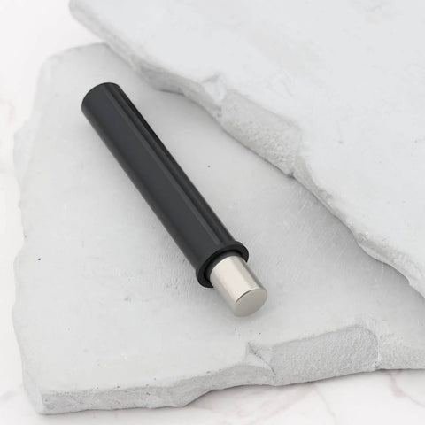 Smooth As Butter Soft Close Hydraulic Dampers No Slam Gas Struts For Kitchen Drawers Bathroom Vanities And Trash Lids quiet cylindrical black pin.