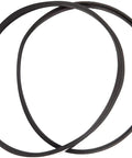 Heavy Duty Drive V Belt Set For Sj627E Pressure Washer Impeller, durable rubber construction shown in two loops.