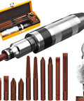 Heavy Duty Impact Driver Bit Set With S2 Alloy Steel Bits And Broken Bolt Extractor, Rust Screw Extractor Kit, 12 Piece