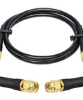 Image of Ultra Low Loss SMA Male To SMA Male Coax Cable 50 Ohm KMR240 Antenna Extension for 3G 4G 5G LTE GPS RF gear.