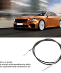 Universal Boss Grade Parking Brake Cable Kit With Reinforced Abs Plastic Handbrake Assembly with installation view on vehicle