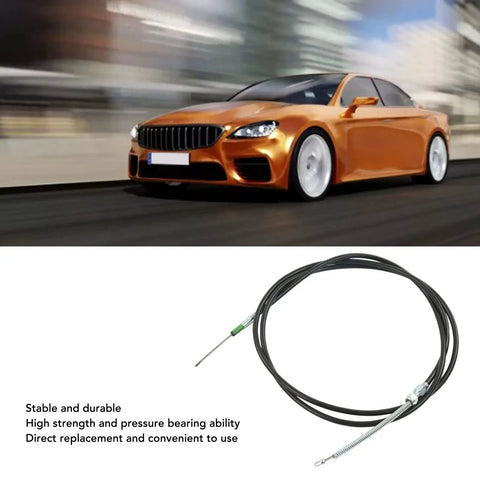 Universal Boss Grade Parking Brake Cable Kit With Reinforced Abs Plastic Handbrake Assembly with installation view on vehicle