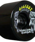 80A SHR Mountain Cruiser Longboard Wheels 76mm Black For Grippy High Speed Rides with Stable Turns illustration on wheel