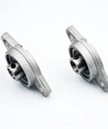 Badass 10mm Zinc Alloy Pillow Block Bearings With Housing 10 Pack Ultra Durable Chrome Steel Balls Run Sick Smooth Low Noise Self Aligning Fits Any Shaft Great For Garage Shop Projects Reliability And Heavy Duty Strength Guaranteed, two 10mm housings