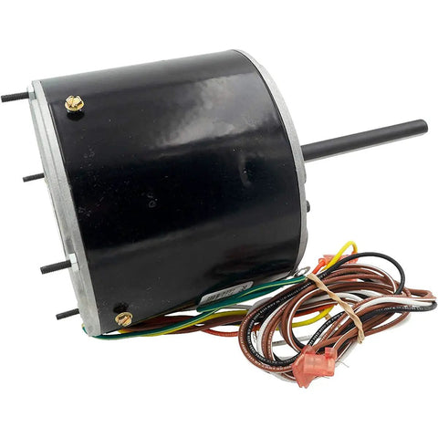 HVAC Condenser Motor 1/3 HP Single Phase 208 230V 1075 RPM Replacement For Air Conditioning Unit Includes Run Capacitor And Quick Install Guide