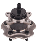 Rear Wheel Bearing And Hub Assembly 512372 Beefed Up Replacement For Toyota RAV4 2006-2018, 5 Lug With ABS, top view of the unit.
