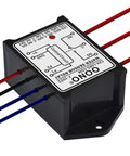 Water Sensor Relay Module with SPDT Switch for 12V DC operation, supports load up to 30V DC or 277V AC at 10 Amp max