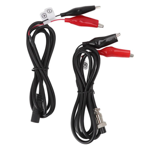 Cables and clamps for Portable Hand Crank Generator 30W High Efficiency Manual Power Supply For Outdoor Emergency Charging Alloy Black 902g