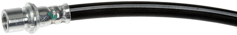 Close-up of Rear Center Brake Hydraulic Hose For Select Chevy And GMC Models with corrosion-resistant fitting