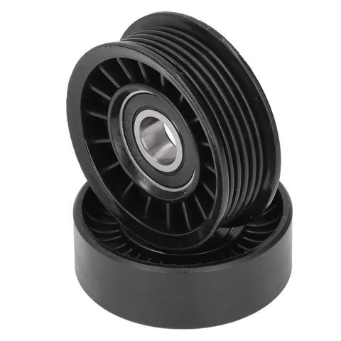 Fauitay Drive Belt Idler Pulley Set 2 Pcs perfect replacement for Fairlane AU BA BF NF NL models, durable metal and ABS construction.