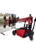 Portable 600Kg Electric Glass Lifter And Heavy Duty Vacuum Handler For Curtain Wall Glazing transporting large glass panel.