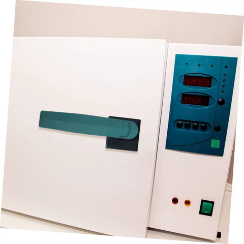 Upgrade Your Kitchen Gear With This Heavy Duty Commercial Oven Handle on a white industrial oven with control panel.