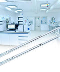 Heavy Duty Drawer Slides 450x17mm, 2 Pack Full Extension Ball Bearing Rails For Cabinets And Closets With Lock