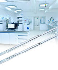2 Pack Drawer Slides 450x17mm Heavy Duty Steel Ball Bearing Guide Rails For Cabinets And Closets in a laboratory setting.