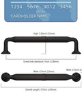 Oil Rubbed Bronze Cabinet Pulls 5 Inch 10 Pack Kitchen Cabinet Hardware dimensions and screw hole spacing