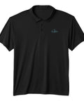 Top Notch Machinist Vise Gauge Square Set For CNC Pros: Durable black polo shirt with logo, 100% polyester for work.