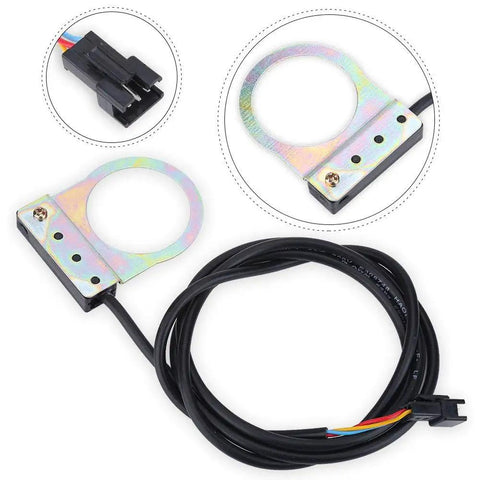Electric Bike Speed Sensor With Dual Magnetic Detection And 12 Magnet Steel PAS For True One To One Power Assist 65mm Disc