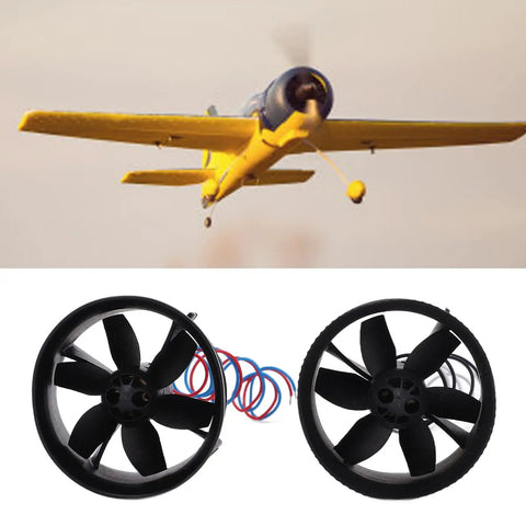 Two Pack 30mm Ducted Fan Kit With High Efficiency Propellers For Power Ducted Aircraft Beefy Power And Stable Performance