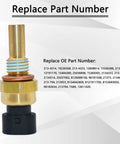 Coolant Temperature Sensor ECT For Chevy Buick GMC Cadillac Pontiac, Ultimate Replacement Unit For GM Cars, Fits Camaro Malibu Silverado Tahoe Suburban Equinox Impala Aveo Express HHR And More, brass threaded sensor