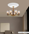 Heavy Duty Electric Hoist Lift System For Chandeliers 2 In 1 Switch Holds 110 Lbs White Metal mounted chandelier in living room