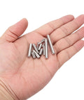 360 Piece Dowel Pins Set 22 Sizes Stainless Steel 304 Assortment Kit For Shelves And Furniture Fasteners Pro Grade Built To Last Easy Install Corrosion Resistant Hardware Essentials, stainless steel pins in hand