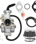 Carburetor For Chinese ATVs Go Karts Dirt Bikes 70Cc 90Cc 110Cc 125Cc With Air Filter And Fuel Line
