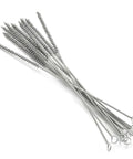 Steel Wire Tube Brush Set 12 Inch Long Spiral Bristle Cleaners One Quarter Inch Diameter Built Tough As Nails Rust Resistant