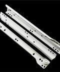 Built Tough Heavy Duty Drawer Slides With Ball Bearing Rails, 16 Inch pair, steel rails for kitchen cabinets and office desks.