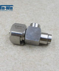 Waterjet 90 Degree Pure Water Swivel Valve For Water Jet Machines Heavy Duty Stainless Steel Connector High Flow Rotary Valve
