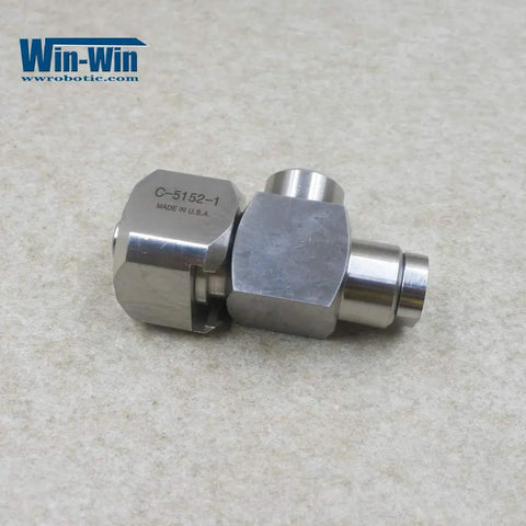 Waterjet 90 Degree Pure Water Swivel Valve For Water Jet Machines Heavy Duty Stainless Steel Connector High Flow Rotary Valve