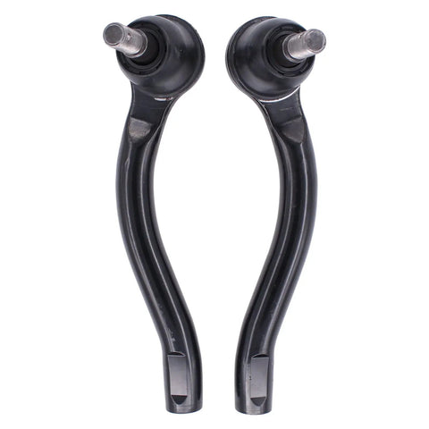 Outer Front Left And Right Steering Tie Rod End For Infiniti And Nissan Cars Direct Fit Replacement For EX35 EX37 G25 G35 G37 M35 M45 M37 M56 Q40 Q50 Q60 Q70 Q70L QX50 And 370Z Heavy Duty Build Easy Install OEM Quality Steering Stability., black steel pair