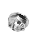 Heavy Duty M24x2.0 Axle And Shaft Spindle Nuts Pair Rock Solid For Ford F150 Lincoln Navigator Cadillac CTS Chevy Trucks Rust Proof No Worries Installation Hardware, close-up of durable carbon steel nut.
