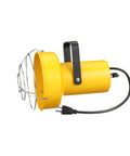 Fostoria Loading Dock Light Head Assembly 120V 300W Max No Bulb Included Rugged Safety Yellow Housing with Black Steel Yoke