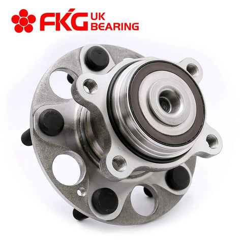 Rear Wheel Bearing Hub Assembly For 2006-2011 Honda Civic ABS LX DX GX 1.8L, 5 Lug, Left And Right, Set Of 2, Direct-Fit OE-Quality Replacement