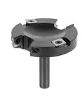 Trade Grade Two Flute Carbide Wood Planer Router Bit Providing A Sharp 75 Millimeter Cut And Rock Solid 12 Millimeter Shank.