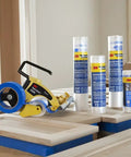 Pro Grade Masking Film Kit With Static Cling 8 Rolls Of 48 In By 180 Ft Each Keeps Film In Place Flake Resistant Indoors