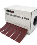 Emery Cloth Roll Set With 5 Grits 150 240 320 400 600 8 Meters Aluminum Oxide Sandpaper in dispenser box for polishing