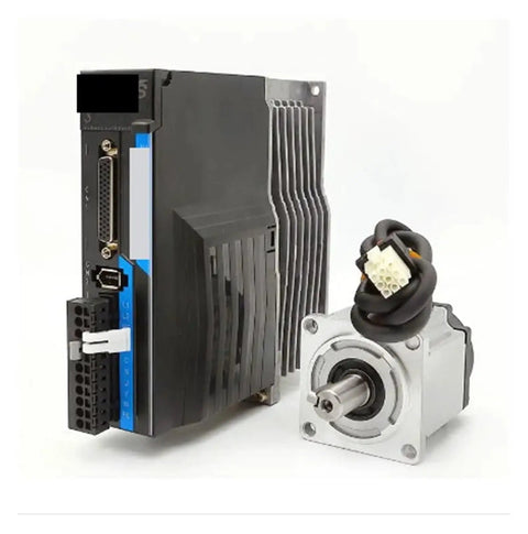 AC Servo Motor Drive Kit 0.4KW Without Brake 200W 400W 600W Options 3000RPM 60 Flange 17 Bit Magnetic Encoder 300cm Encoder Cable