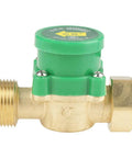 Flow Sensor Switch for Water Pump With G3/4 Inch Thread AC 220V 1A Low Water Pressure Use, brass body, green cover