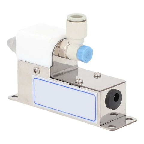 Ionizing Air Nozzle Ultra Compact High Voltage Power Supply With Unique Alloy Discharge Needle For Machinery Support Devices And Manufacturing Automation Equipment US Plug And Play Safe Easy To Use With Built In Safety Features, stainless steel