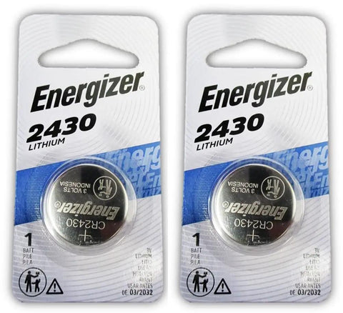 Top Tier Heavy Duty CR2430 Lithium Coin Cell Batteries Bringing Major Juice To Every Smart Device With A Hella Reliable Two Pack that shows Energizer packaging.
