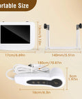 Portable size Rechargeable 5 Inch HD Scalp And Skin Analysis Camera For At Home Spa And Salon Use Pro Grade Skin Microscope