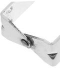 Close-up of the Ciieeo Heavy Duty Stainless Steel U Shaped Oven Door Hinge showing pivot joint and mounting holes.