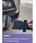 Battery Powered Car Radar Angle Leveling Tool For Planar Sensor Unit Easy ADAS Calibration Device For Accurate ACC Positioning And Sensor Alignment On The Go, close-up
