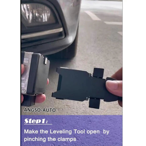 Battery Powered Car Radar Angle Leveling Tool For Planar Sensor Unit Easy ADAS Calibration Device For Accurate ACC Positioning And Sensor Alignment On The Go, close-up