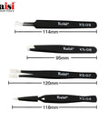 14 Piece Precision Tweezers Set Pro Grade Anti Static Stainless Steel For Craft Jewelry Electronics And Lab Work ESD Safe Fine Point Tweezers built with sizes ranging 95mm to 120mm