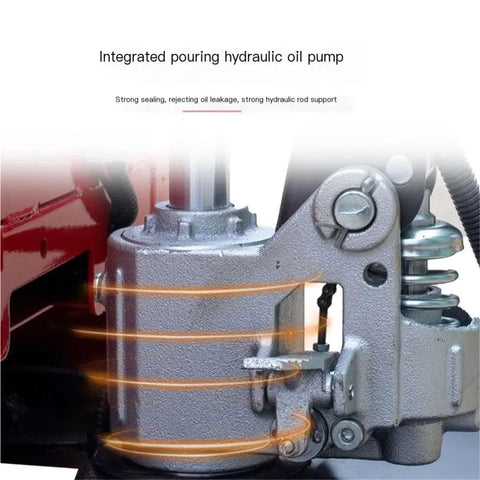 Heavy Duty Full Electric Pallet Jack Truck With Li-Ion Battery hydraulic oil pump showcasing oil flow mechanism for performance.