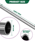Stainless steel tubing, 1/8 in OD, 0.5 mm wall, 10 in length, 5-pack